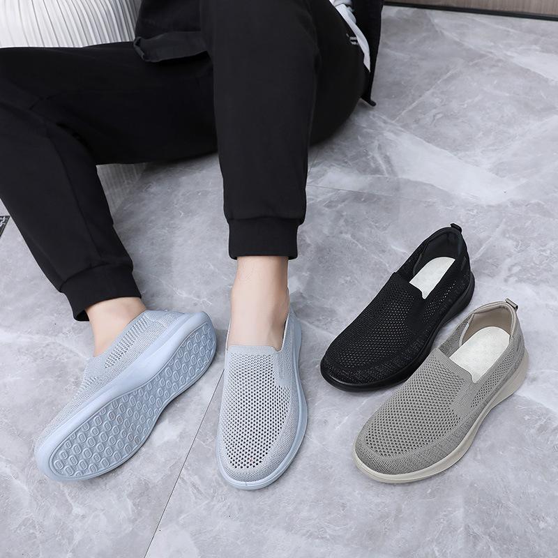 Shoes Men's 2025 Spring and Autumn New Men's Casual Soft-soled Single Shoes Breathable Casual Versatile One-pedal Men's Shoes