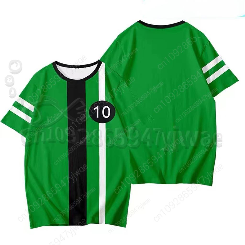 Tricouri Cosplay Omnitrix Ben10 Anime American cu Imprimeu 3D Ben Tennyson pentru Copii Cartoon Mânecă Scurtă Vară Harajuku Topuri Y2k