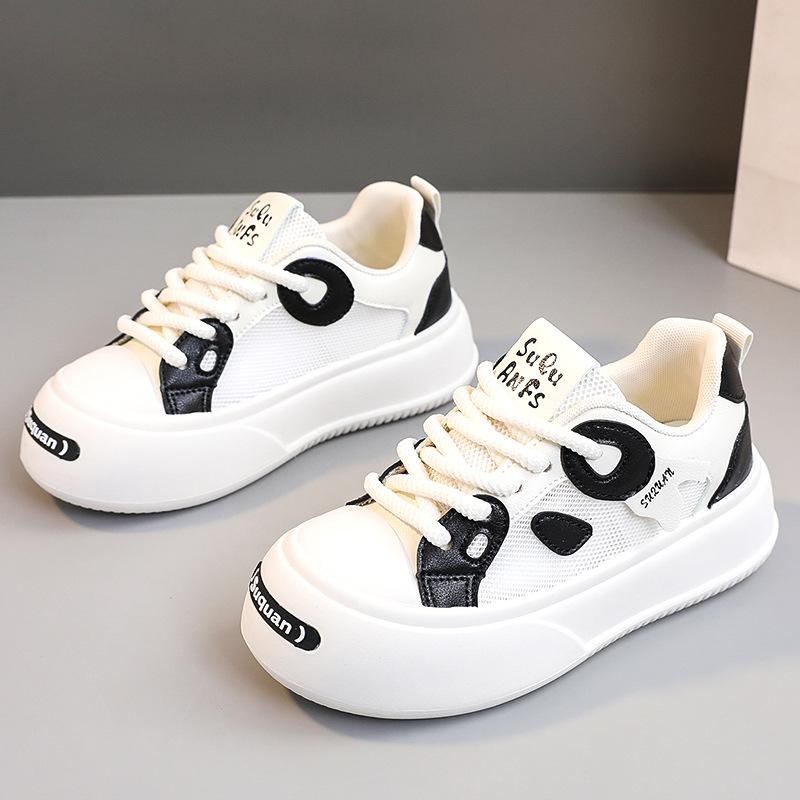 Spring 2025 New Little White Shoes For Women Korean Version Women's Thick Soled Height Increasing Sneakers Trendy Womens Shoes