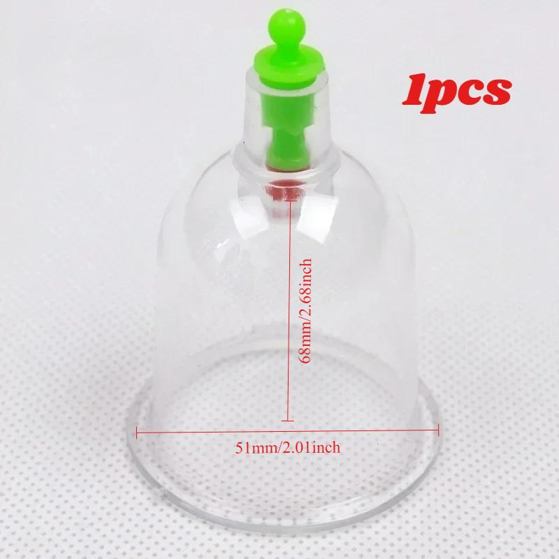 Vacuum Cupping with Pumping Gun Suction Cups Back Massage Body Cup Detox Anti Cellulite Therapy Cans Healthy Care Jars