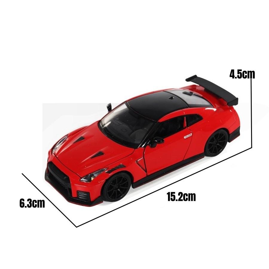 Model Car Alloy Gtr R35 Nismo With Sound Light Design For Kids Gift