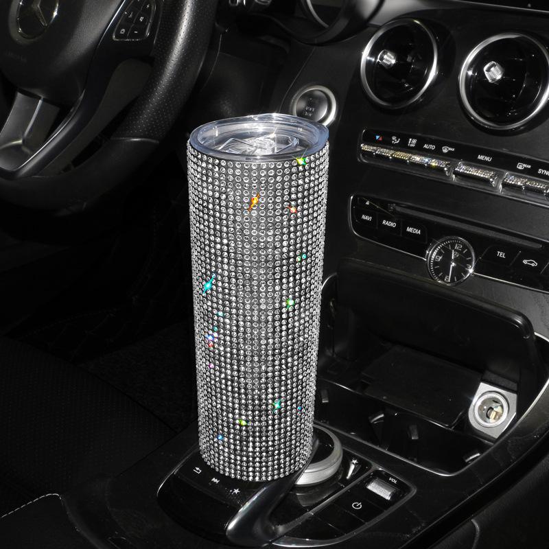 Southeast Asia Portable 20oz Stainless Steel Diamond Water Cup