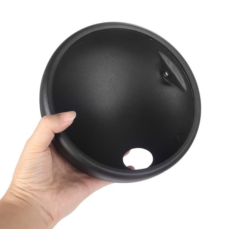 Motorcycle Headlight Shell Cover Universal 7" LED Headlamp Housing Retro Headlight Bracket Lamp