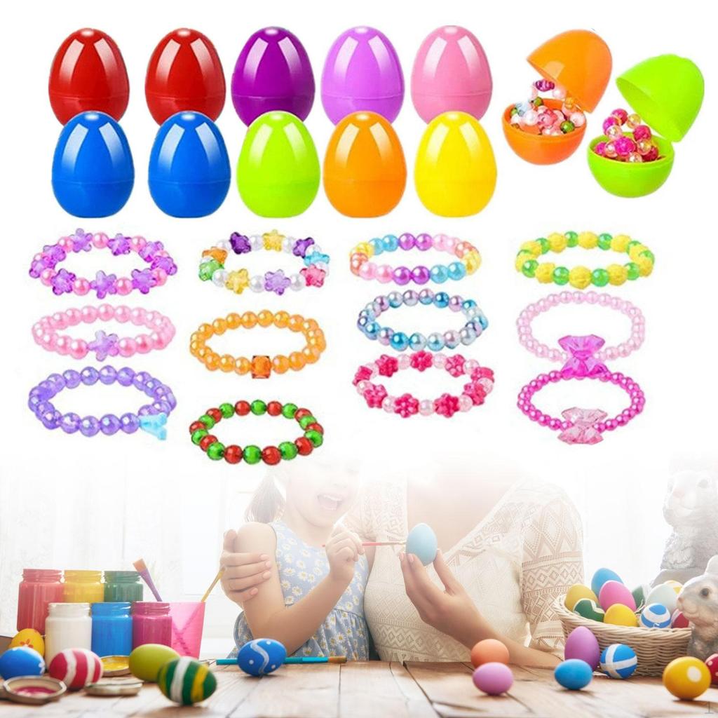 Easter Basket Stuffers Gifts Prefilled Eggs for Party Favors Children