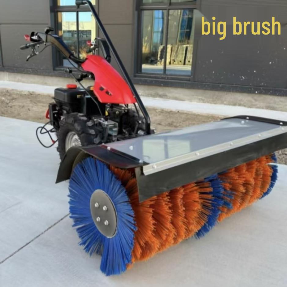 Commercial Diesel Snow Blower: 11 HP Hand-Push Machine for Community and Property Use