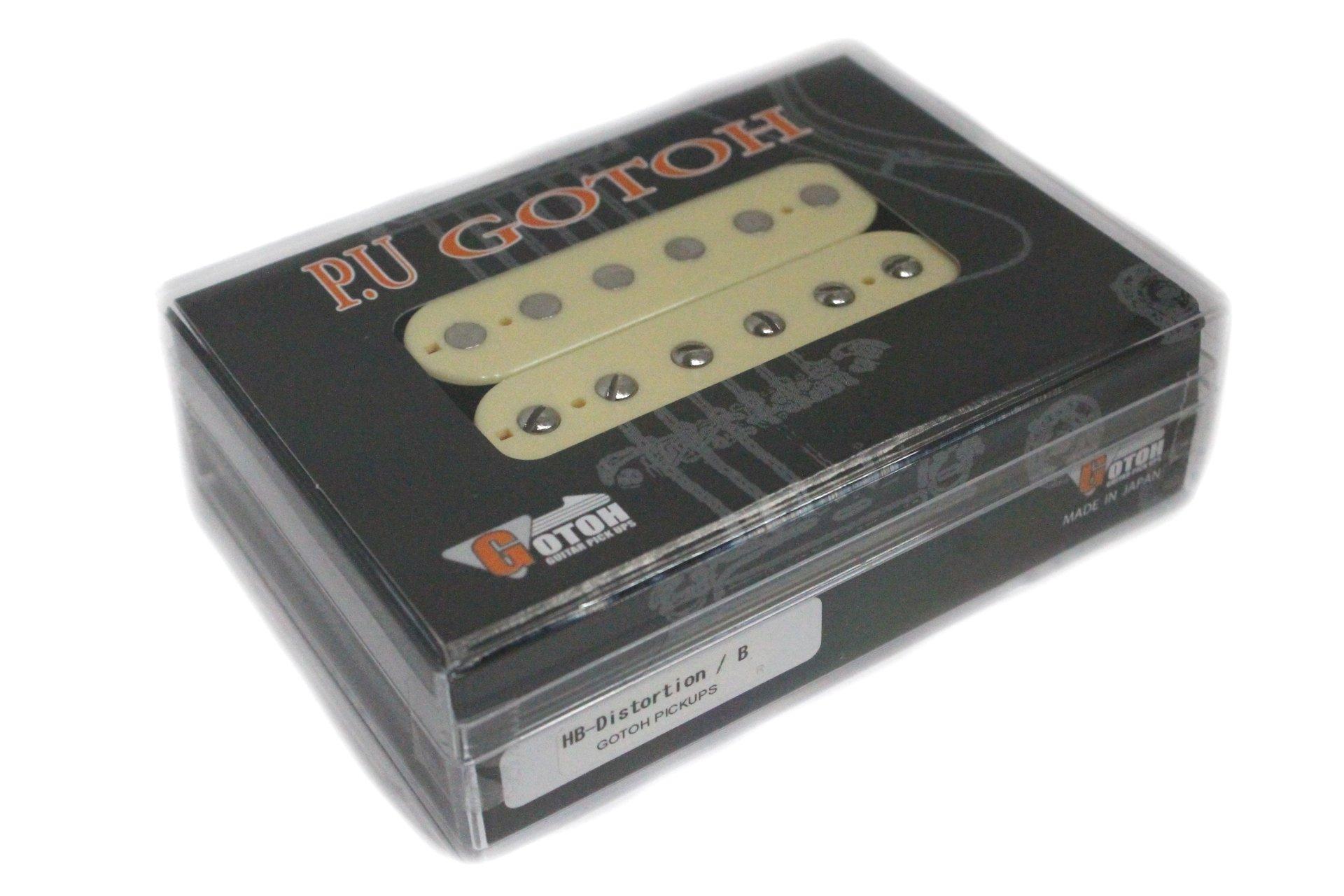 

Japanese humbucker pickup for bridge cream color [GOTOH Pickups] HB-Distortion (for rear) GTPU-HB-DST-CRM-B кремовый