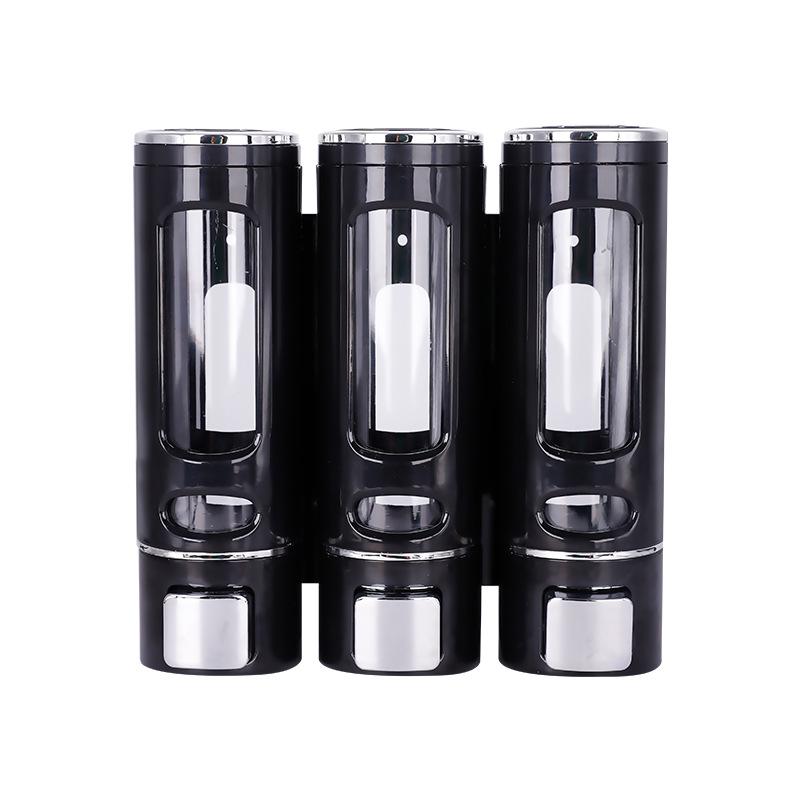 Wall-Mounted ABS Manual Soap & Hand Sanitizer Dispenser for Kitchen & Hotel