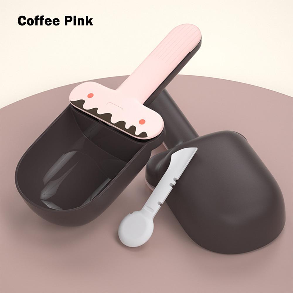 New Sealing Bag Clip Pet Food Scoop Pet Feeding Bag Sealing Pet Food Shovel Pet Supplies Multifunctional Cat Feeding Scoop Tool
