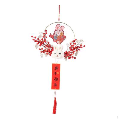 Chinese Year Hanging Decorations Adornment Door Wreath Ornament Pendant for Living Room