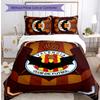 Valencia FC Printed 3PCS Bedding Set Breathable Duvet Cover with Pillowcases Decorative Bed Linen for Bedroom Home