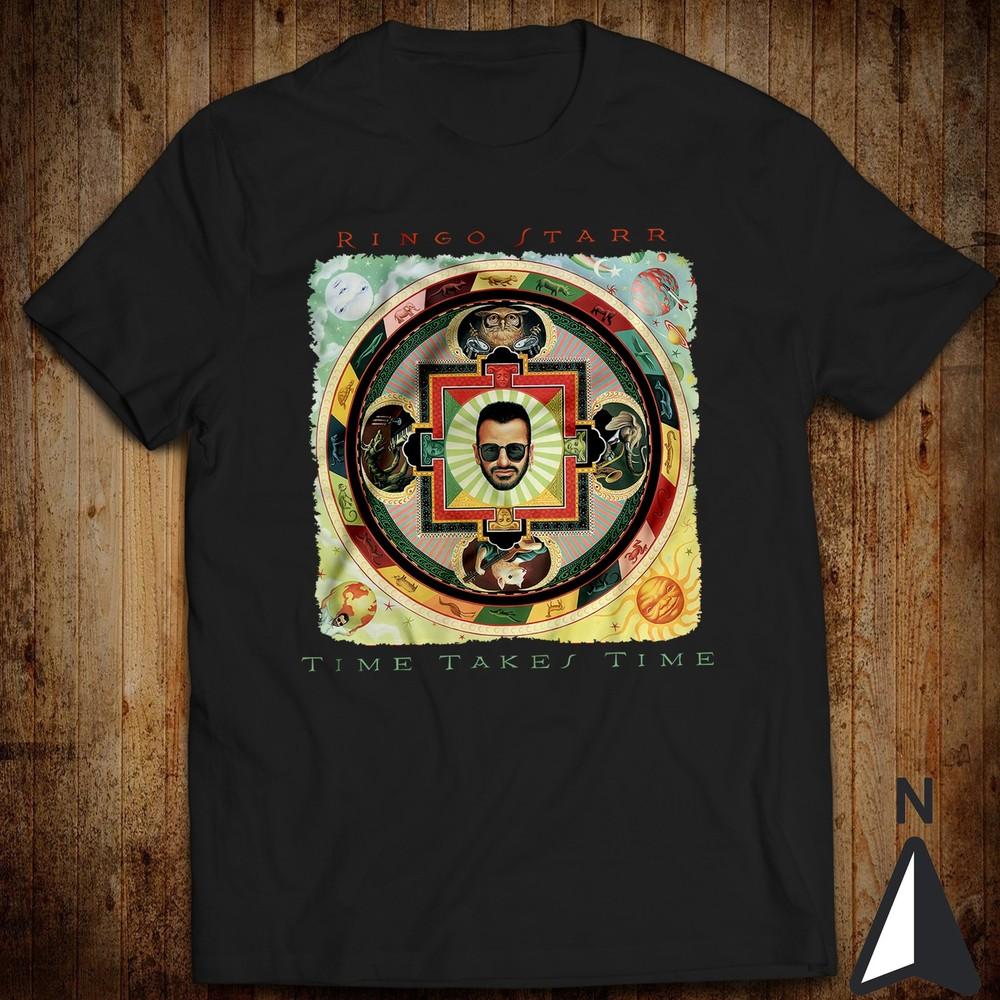 Time Takes Time 1992 Classic TShirt Ringo Starr The Beatles John Lennon Sir Paul Unisex T-Shirt XXXL