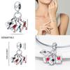 Original 100% Copper Pocket Watch Beads Camera Adventure Backpack Charms Fit Bracelet Diy Jewelry Making Women Gift