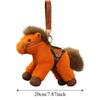 Cartoon Pony Plüschtier Anhänger Schlüsselanhänger Simulation Pferd Spielzeug Schlüsselanhänger Kinderspielzeug
