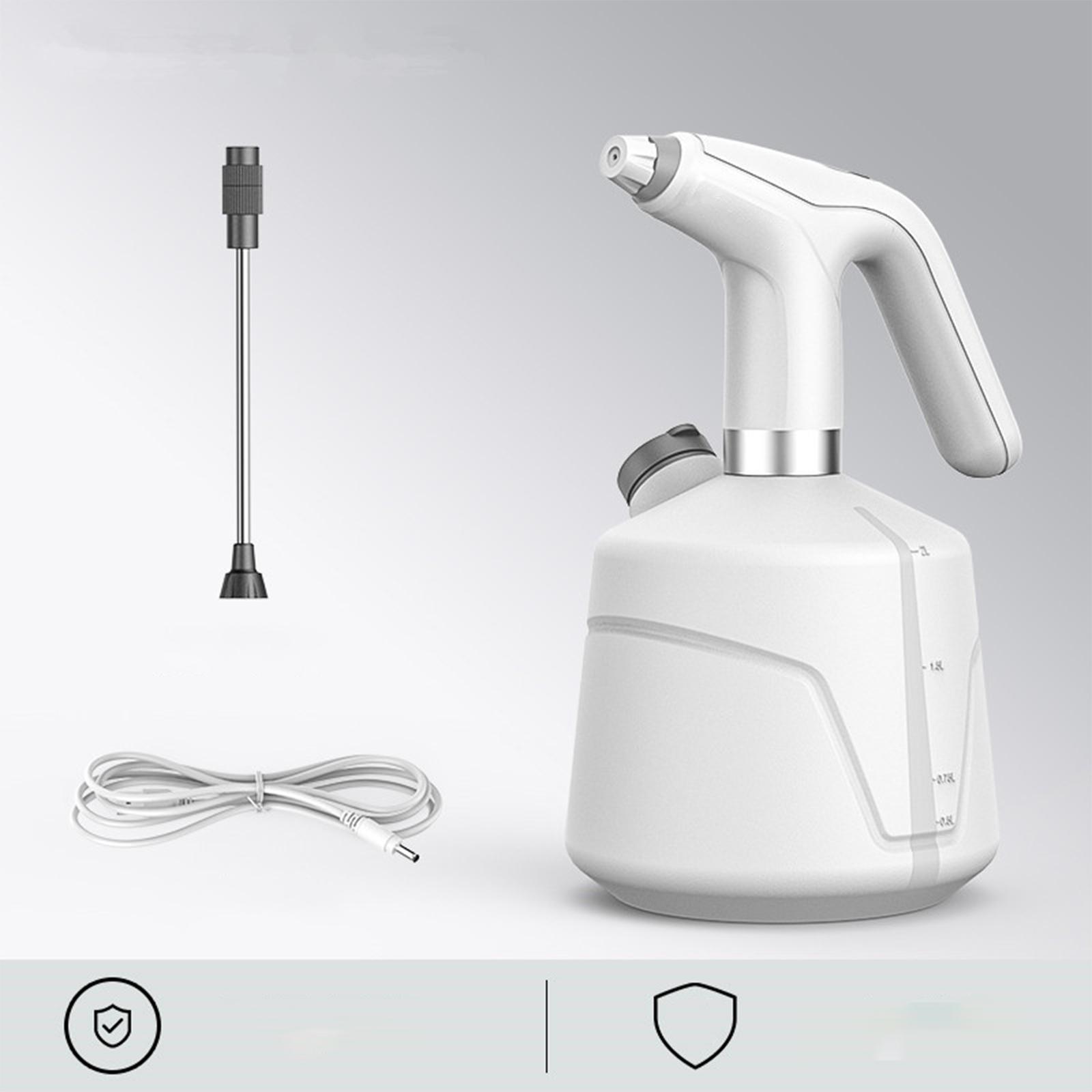 

Электрическая лейка для полива цветов, лейка для дезинфекции дома, автоматическая лейка, пульверизатор, распылитель для уборки white