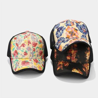 LDSLYJR Four Seasons Polyester Print Casquette Baseball Cap Adjustable Outdoor Snapback Hats for Men and Women 04