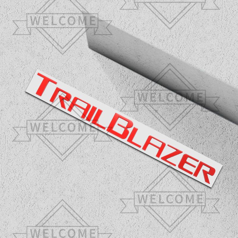 AABHB1 3D Car Stickers For Chevrolet Trailblazer Emblem Auto Body Letter Badge Trunk Decal Decoration Accessories