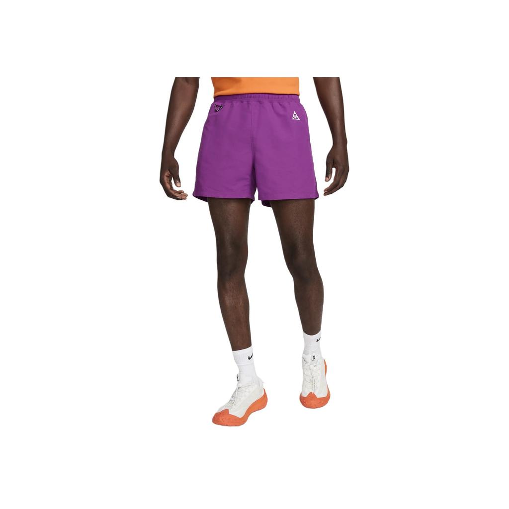 Nike ACG Reservoir Goat Solid Color Lightweight Elastic Quick-Dry Waterproof Loose Casual Shorts Men Shorts Purple FN2472-505