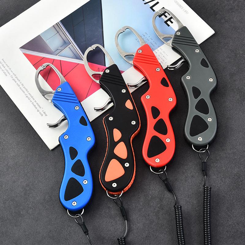 Portable Stainless Steel Fish Gripper Tool with Non-slip Pliers