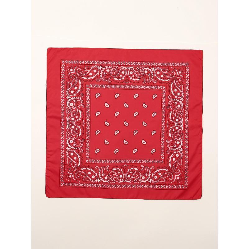 54cm*54cm Fashion Cotton Hip Hop Head Scarf Paisley Square Scarves Headwear Bandanna Hair Band Neck Wrist Wrap Band Accessories