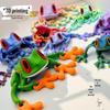 Aimant de réfrigérateur Grenouille arboricole à articulations mobiles imprimé en 3D - Édition de Noël