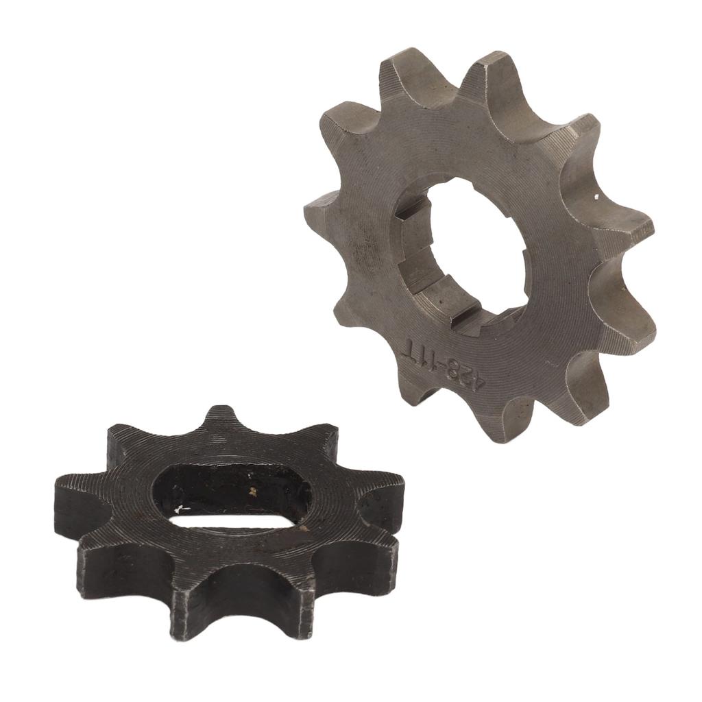 428 11T 20mm Sprocket 9T 12x17mm H Hole Chain Sprocket Kit Steel for Ordinary Engine
