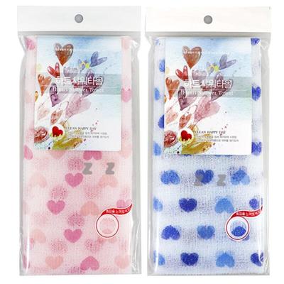 Shower Towel, Towel, Shower Ball, Foam Body Towel, Heart WB93832