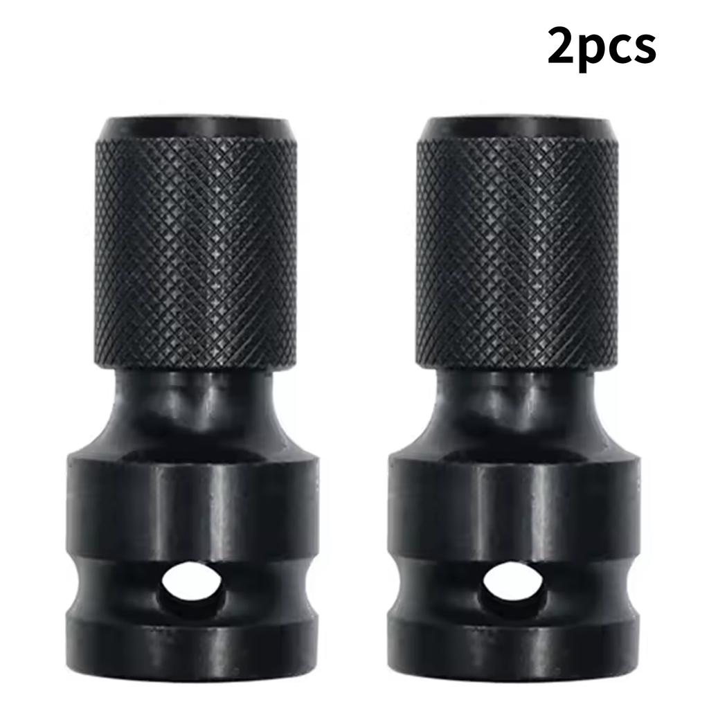 Electric Wrench Adapter 1/2 Socket Octagonal To Driver Bit Electric Drill Specialized Retractable Spring Conversion Head Tool