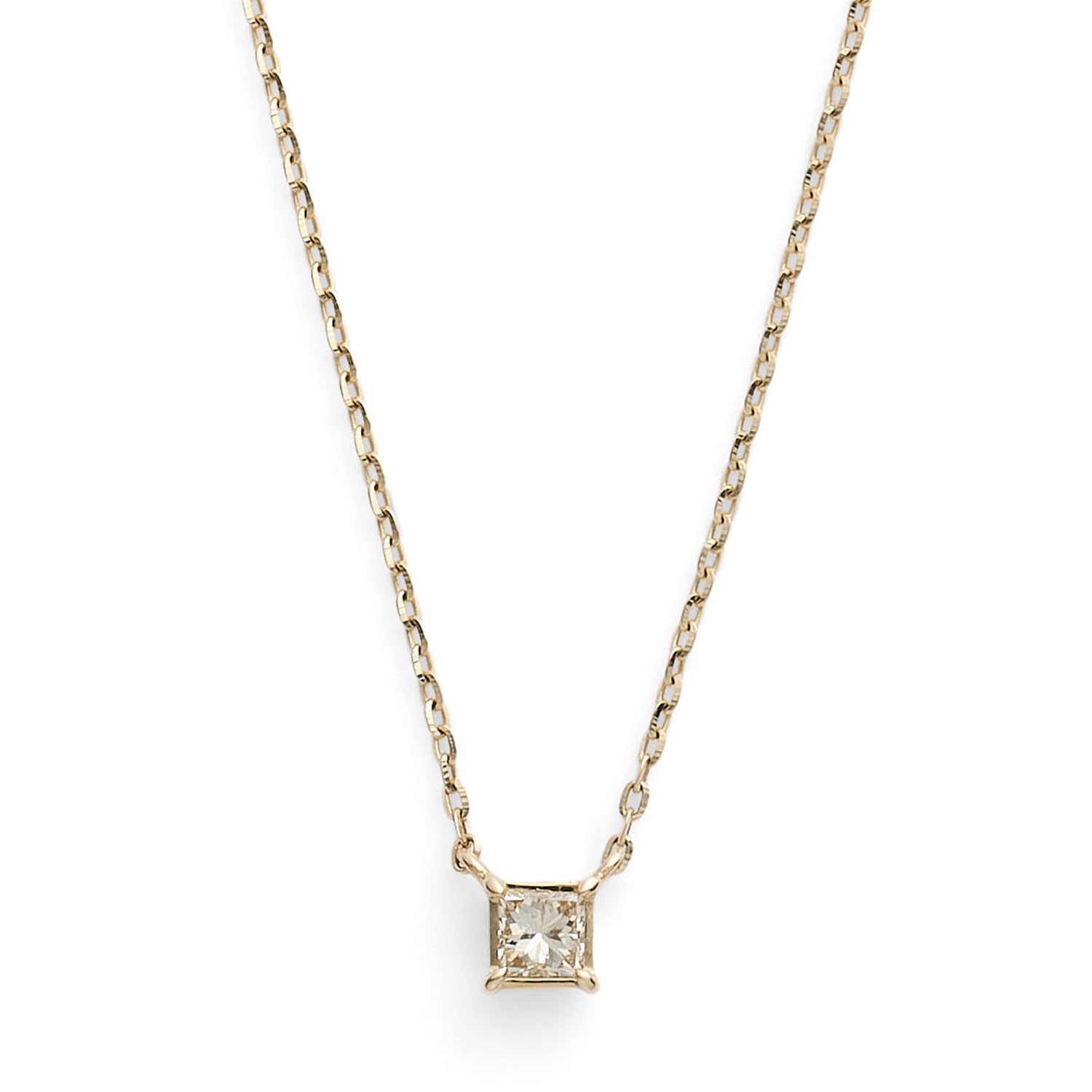 

K10 diamond necklace 1024411659108999 [Agate] білий