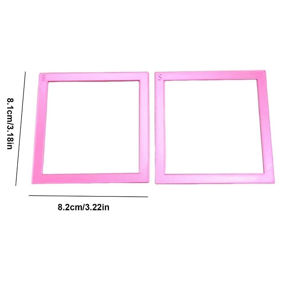2Pcs DIY Grid Alignment Frames Multi-Specification Diamond Painting Guide Tool