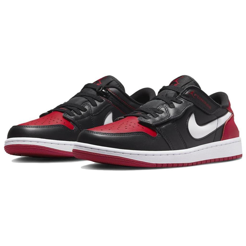 Jordan 1 Low FlyEase Czarny Biały Gym Red DM1206-066