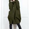250g Two-Piece Mid-Length Loose Hoodie with Zipper and Pockets