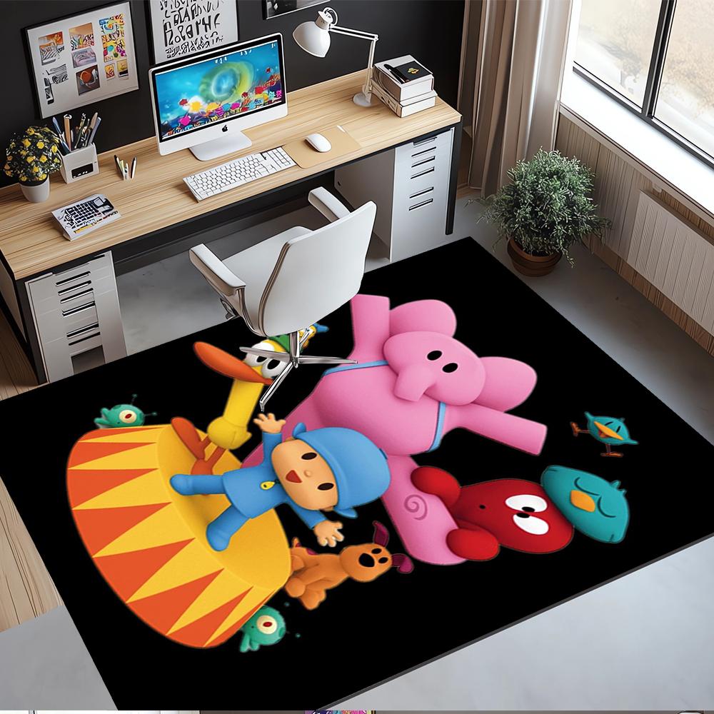 Pocoyo Printed Carpet,Rug,for Office Chair Living Room Bedroom Kitchen Room Decor Gifts.