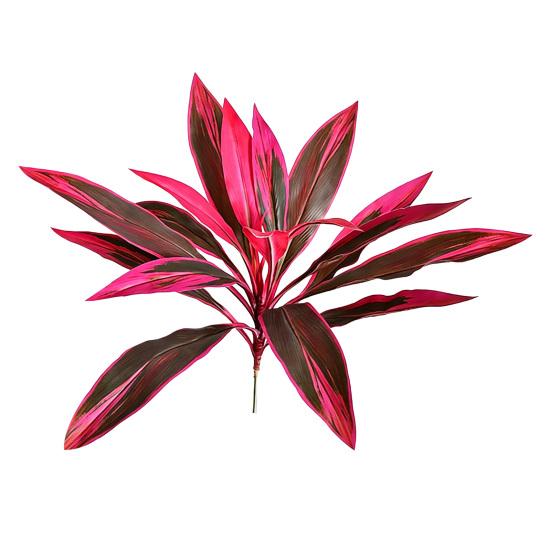 

Large Realistic Artificial Fern Dragon s Blood Tree Plants, UV Resistant Fake Ferns with Pink Purple Leaves for Outdoor Garden, Patio, Wedding, 1pc