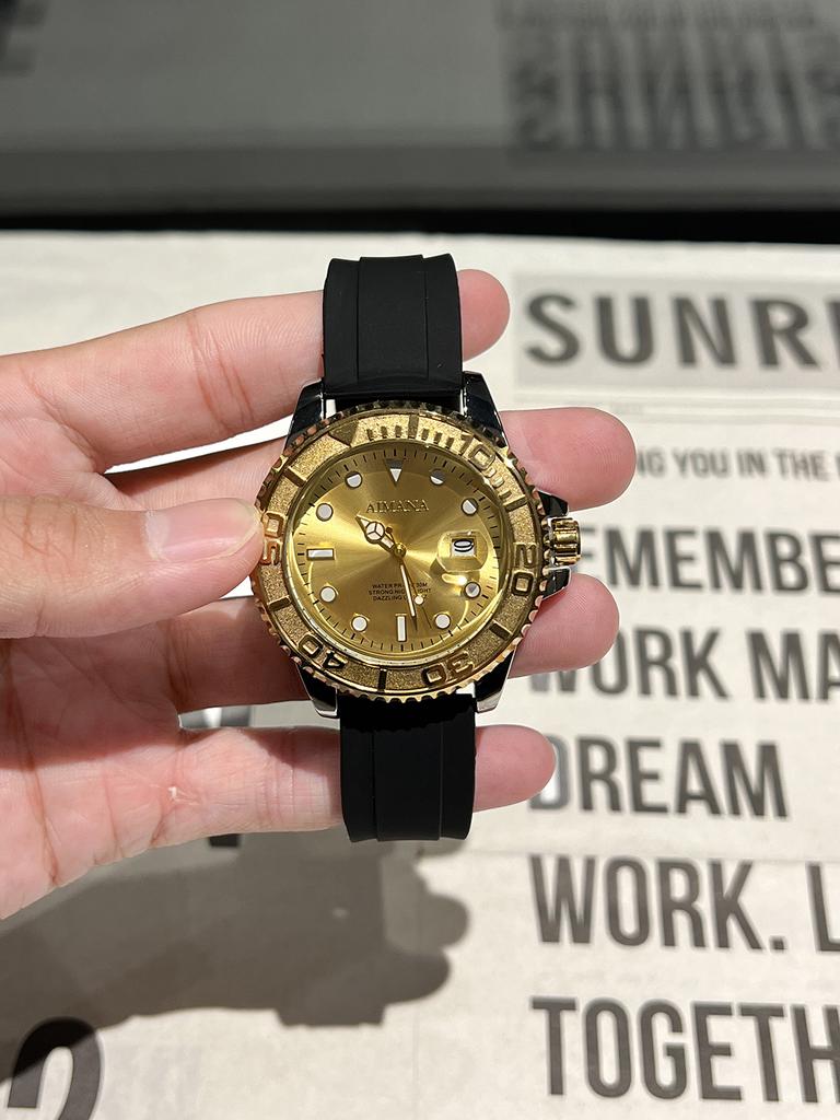 Submarine Type Watch for Man Silicone Band