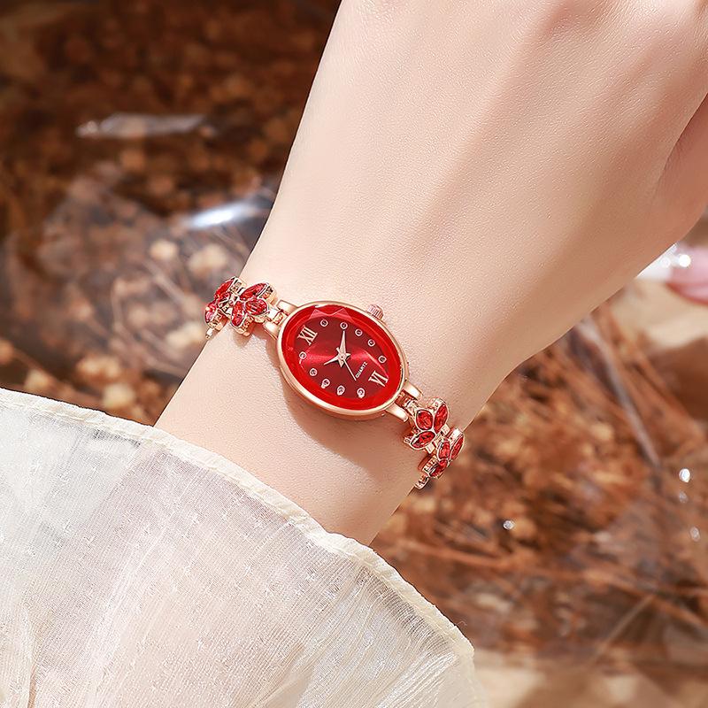New Arrival Fashion Leaf Design Ladies Wristwatches Top Brand Women's Quartz Watch Bracelet Style Elegant Clock Gift for Women