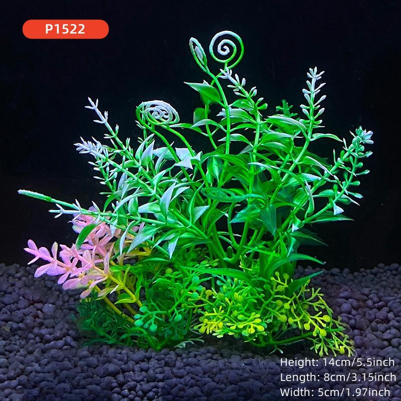 14cm/5.5inch Fish Tank Simulation Plant Aquarium Artificial DIY Decor Plants Water Grass Fish tank decorations