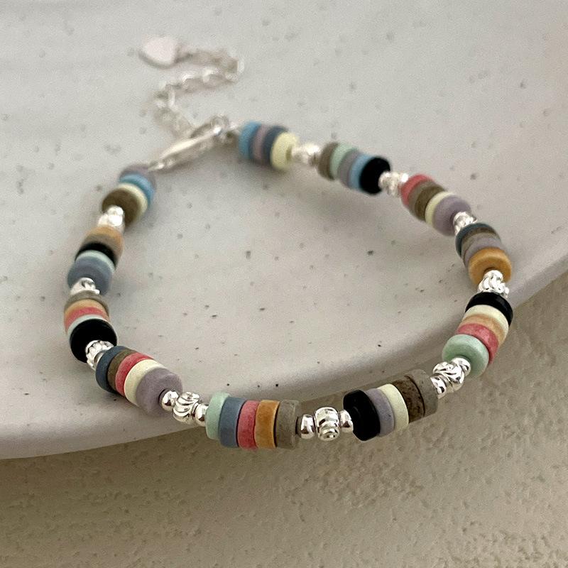 

Banyan Tree S925 Silver Dopamine Beaded Bracelet - Korean Design Women s Fashion Jewelry S925 Silver
