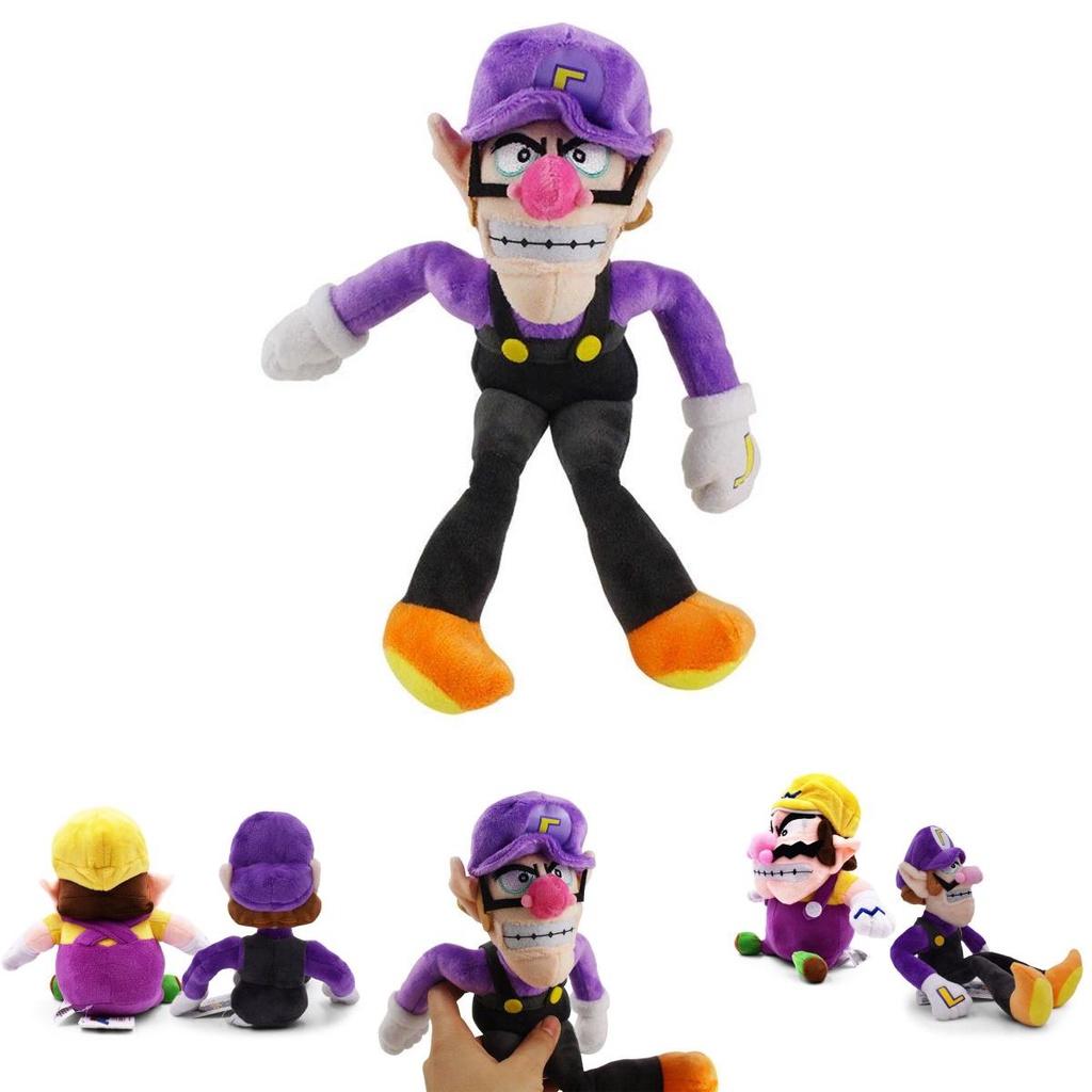 Super Mario Bros Plush Doll Set Featuring Adorable Wario And Waluigi Stuffed Toys