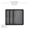 Large Pet Tray, Thickened Enclosure Bottom Pan, MultiFunctional, 68x52x3.5cm 34*26*3cm Black