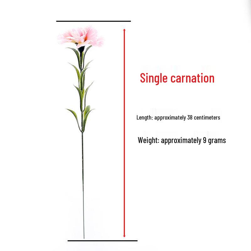 Silk Carnation Bouquet: Teacher's Day, Mother's Day, Women's Day Decorative Gift