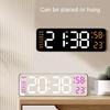 LED Digital Display Alarn Clock Brightness Dimmable Hangable and Desk Colck