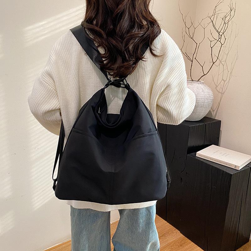 Simple Nylon Shoulder Bag for Women's Commuting, Large Capacity Crossbody Bag, Multi Purpose Backpack for Women's Fashion Underarm Bag