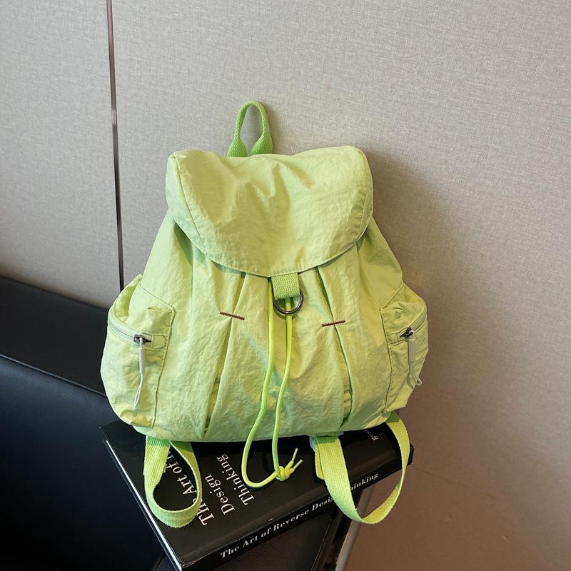 Lightweight travel backpack female fashion college student class cloth bag schoolbag large capacity handbag