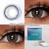 FreshGo Fargede kontaktlinser Kosmetikk Blå fargelinse for øynene Naturlig skjønnhet Elever 1 par årlig myk kontaktlinse