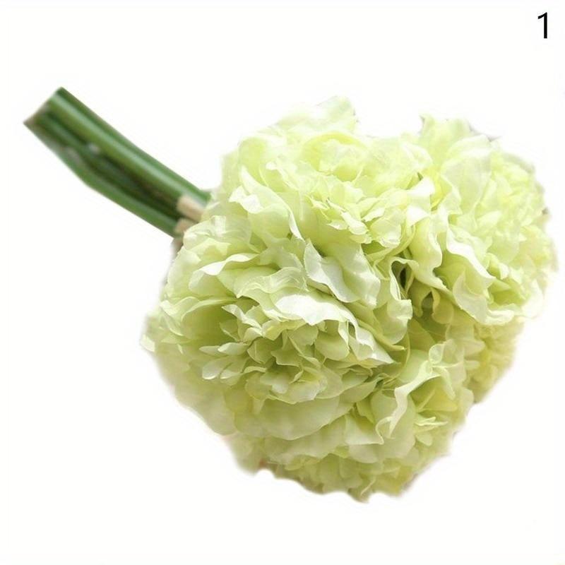 1PC Bunch Simulation Peony Flower Bouquet To The Beam Simulation Flower Home Decoration Crafts Wedding Fake Flowers