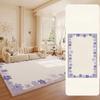 Flower Pattern Carpets for Living Room Fluffy Soft Lounge Floor Mat French Style Bedroom Decor Large Carpet Home Thick Plush Rug