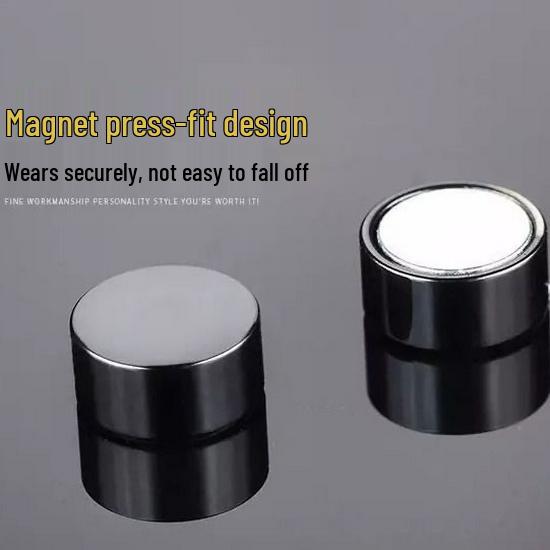 Clip-On Titanium Steel Magnetic Earrings: Stylish Jewelry for Non-Pierced Ears