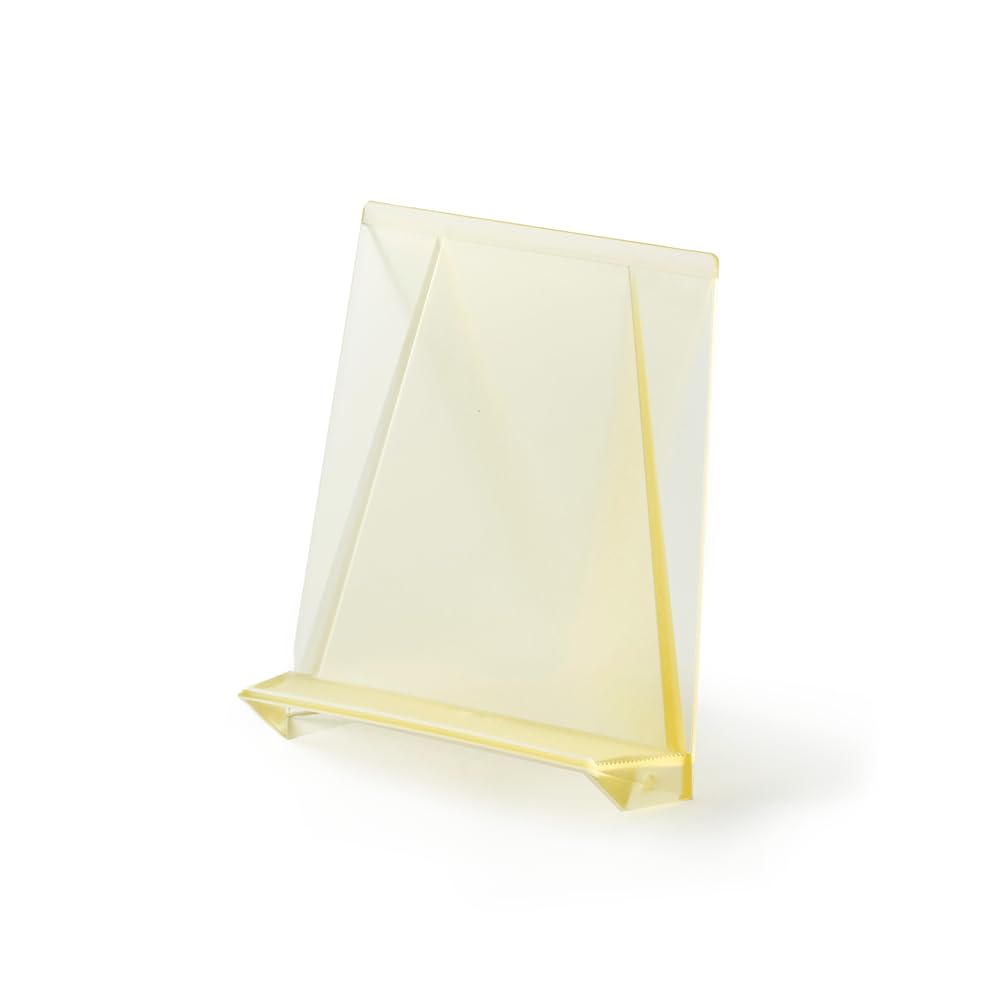 ONOM Book Stand Show off your books with this stylish, cool, and cute bookend. It's made in Japan and features a see-through yellow cover,