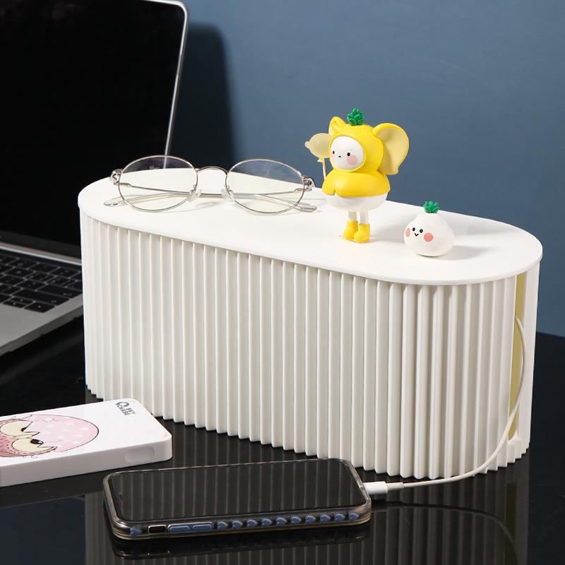 Kabel-Organizer-Box mit großer Kapazität - Stromkabel- & Leistenmanagement