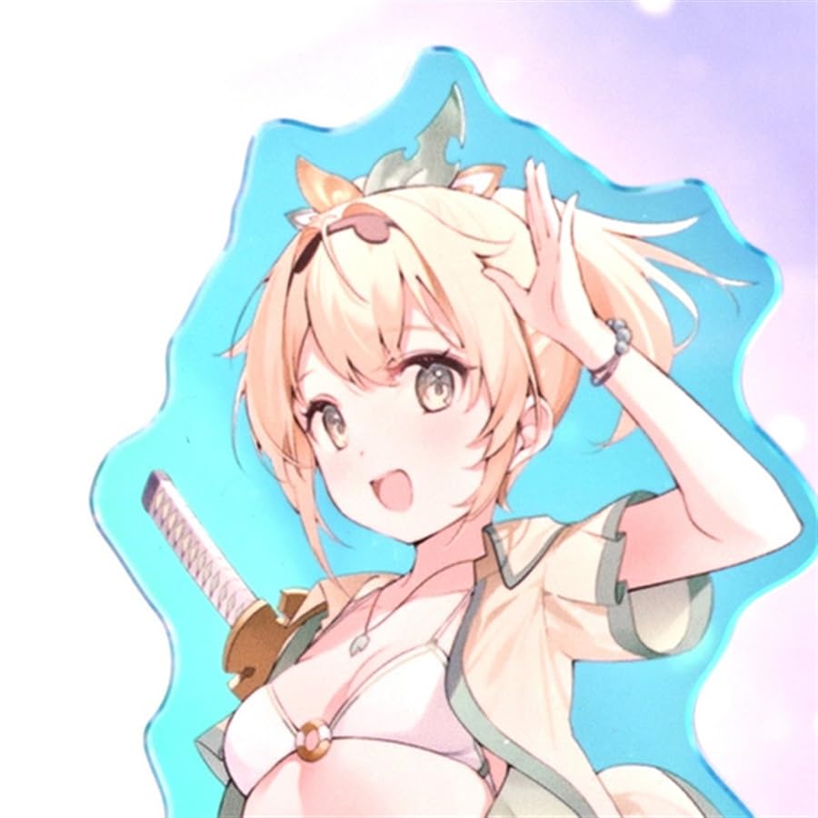 Kazama Iroha Acrylaufsteller Badeanzug Hololive C103 Eventartikel